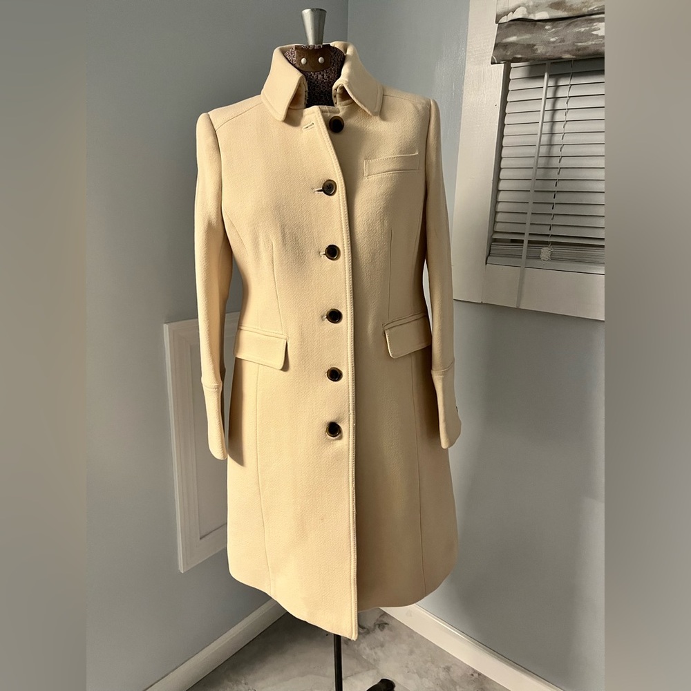 J.Crew Lady Coat Ivory 4p